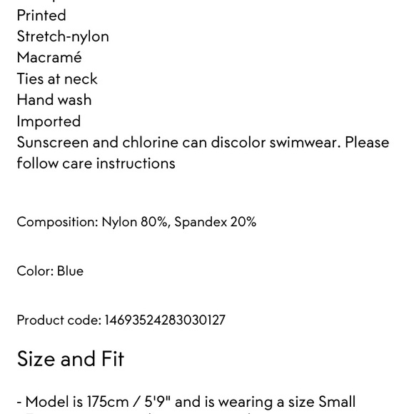 Mikoh Size Small (S) One piece swimsuit BNWT - Picture 6 of 6